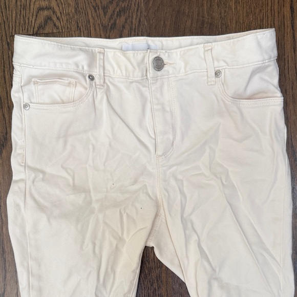 LOFT Light Beige Skinny Jeans - Picture 2 of 6